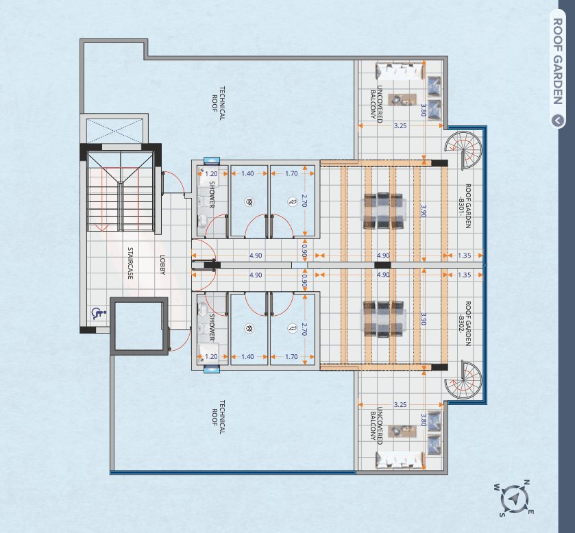 New 4-bedroom penthouse in Larnaca № 153592: https://dom.com.cy/en/catalog/sale/153592/ (dom.com.cy)