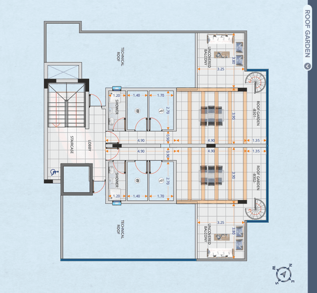 New 4-bedroom penthouse in Larnaca № 153592: https://dom.com.cy/en/catalog/sale/153592/ (dom.com.cy)