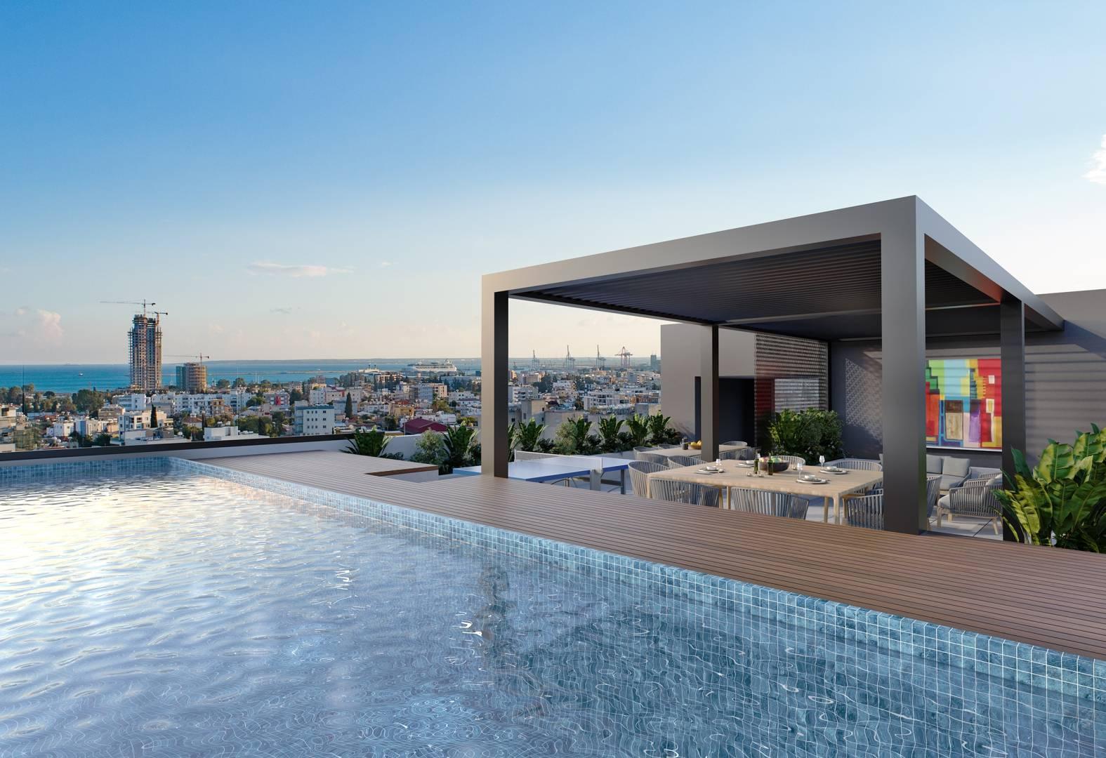 New 3-bedroom penthouse in Limassol № 152836: https://dom.com.cy/en/catalog/sale/152836/ (dom.com.cy)