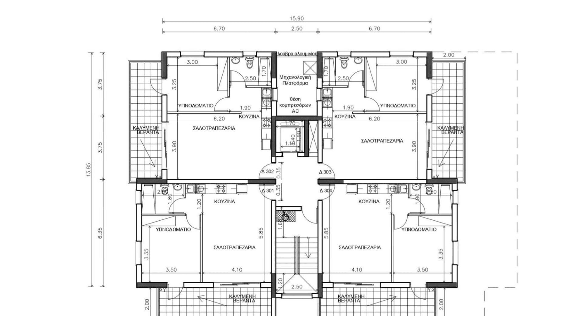 New 1-bedroom flat in Nicosia № 150097: https://dom.com.cy/en/catalog/sale/150097/ (dom.com.cy)