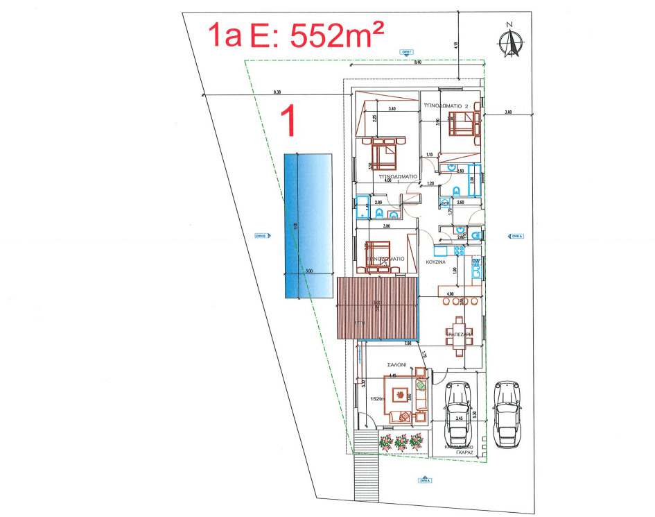 New 3-bedroom house in Larnaca № 153790: https://dom.com.cy/en/catalog/sale/153790/ (dom.com.cy)