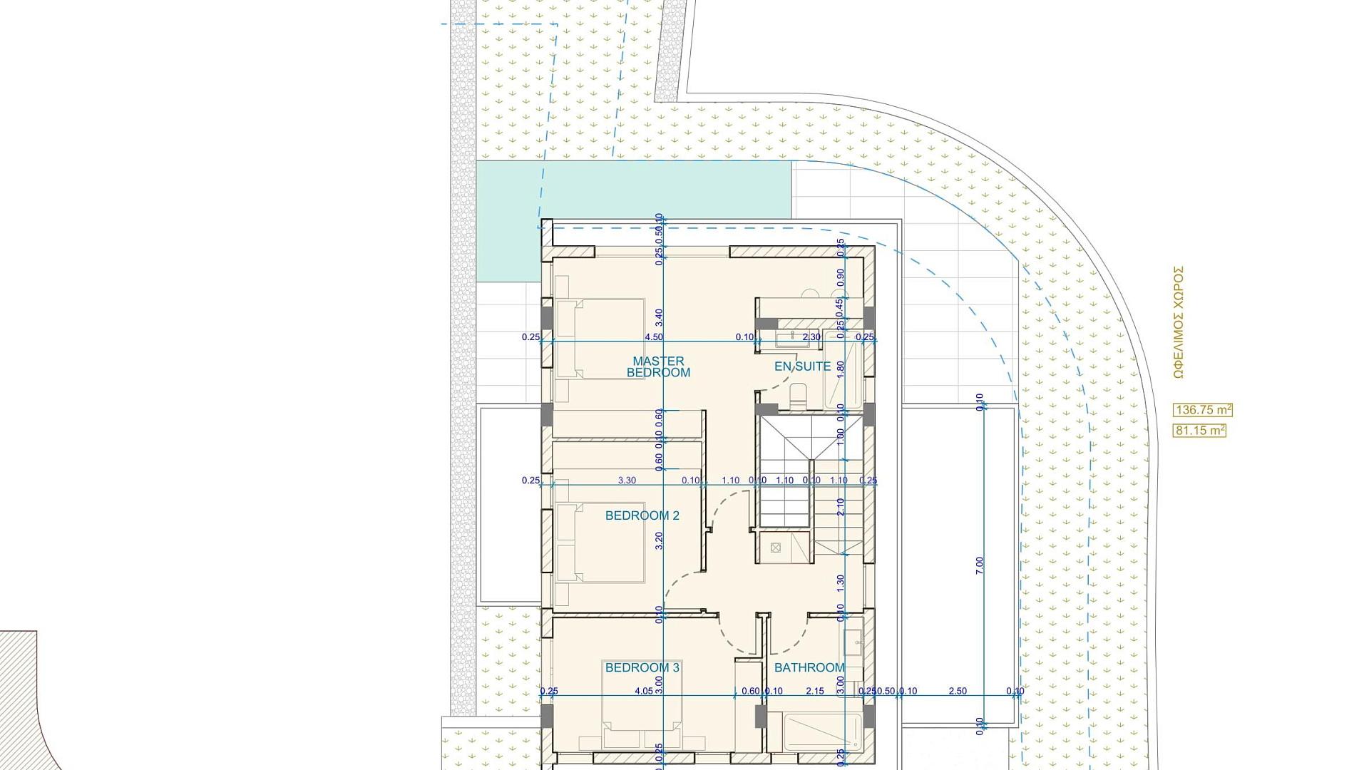 New 3-bedroom house in Famagusta № 147535: https://dom.com.cy/en/catalog/sale/147535/ (dom.com.cy)
