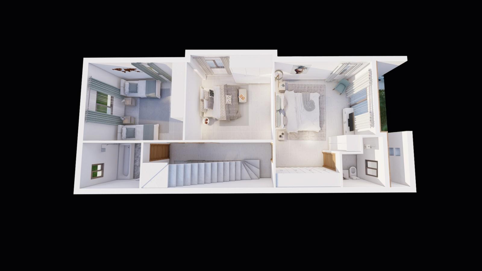 New 3-bedroom house in Paphos № 153694: https://dom.com.cy/en/catalog/sale/153694/ (dom.com.cy)