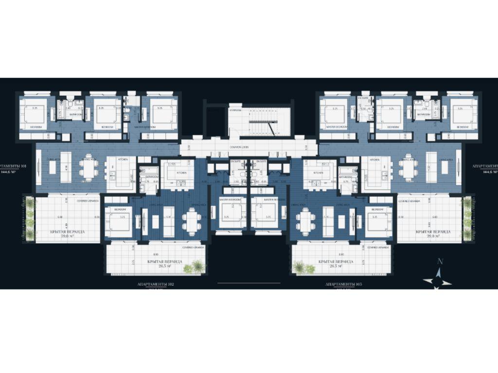 New 3-bedroom apartment in Limassol № 152862: https://dom.com.cy/en/catalog/sale/152862/ (dom.com.cy)
