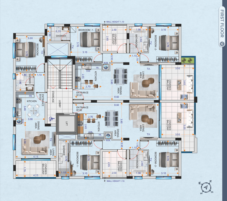New 2-bedroom flat in Larnaca № 153588: https://dom.com.cy/en/catalog/sale/153588/ (dom.com.cy)