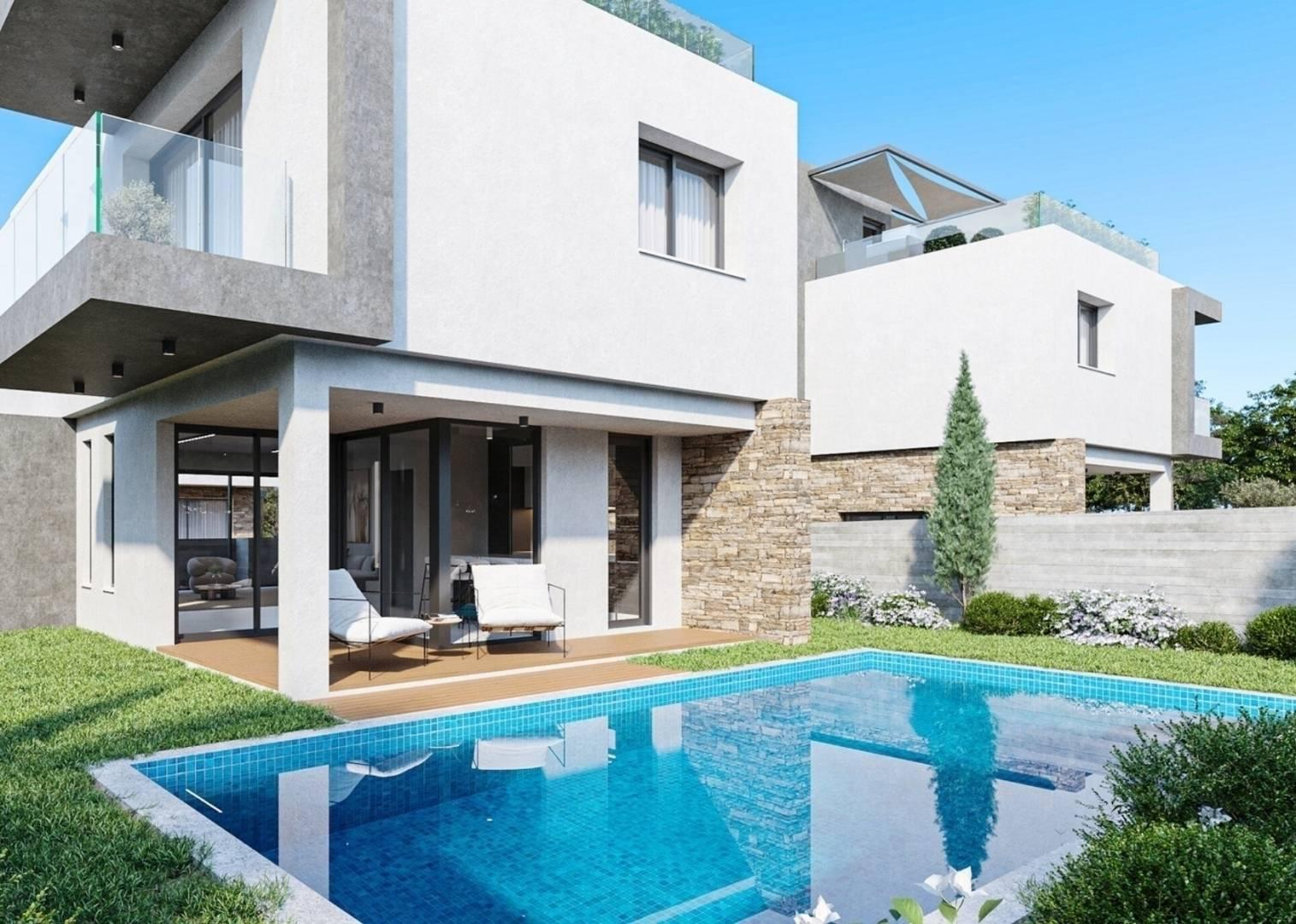 New 3-bedroom house in Paphos № 153073: https://dom.com.cy/en/catalog/sale/153073/ (dom.com.cy)