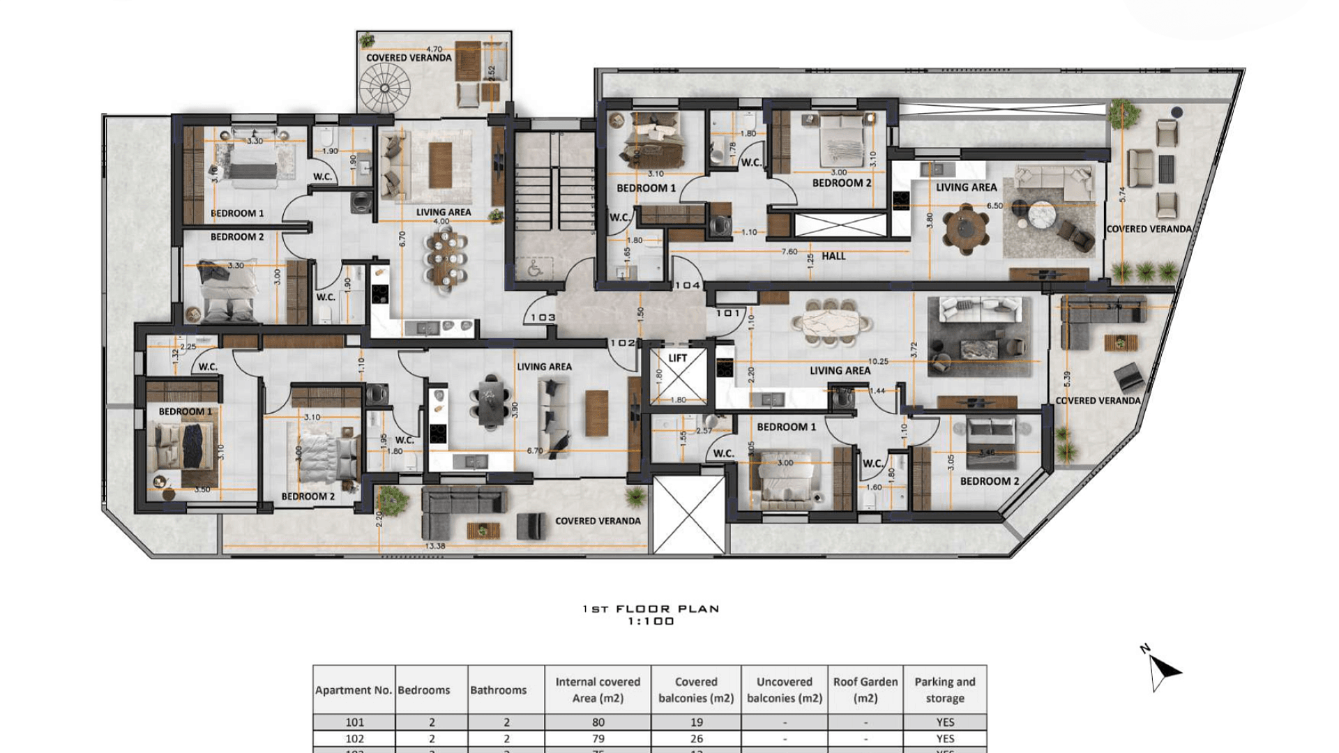 New 2-bedroom flat in Larnaca № 153451: https://dom.com.cy/en/catalog/sale/153451/ (dom.com.cy)