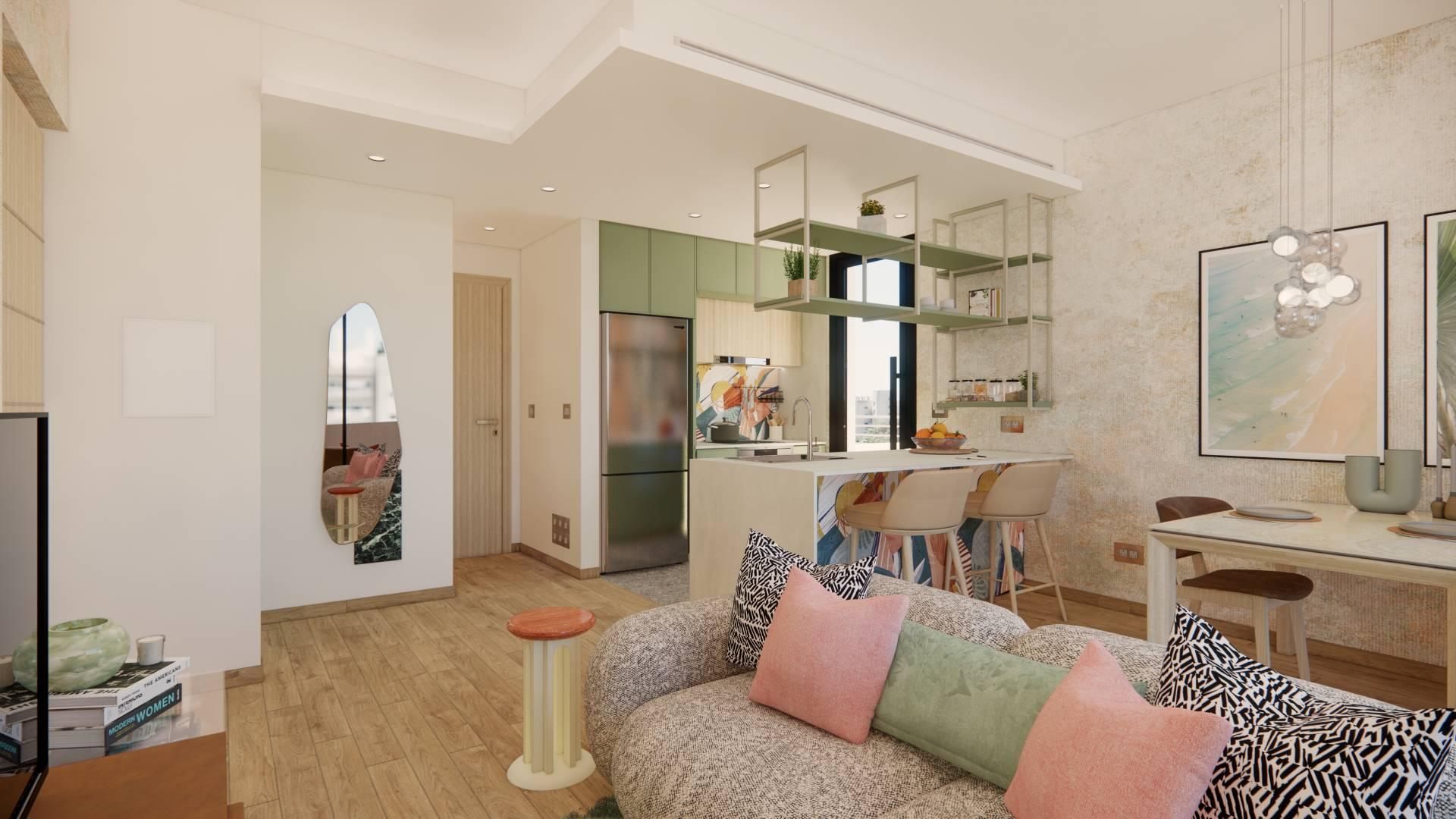 New 1-bedroom flat in Limassol № 152848: https://dom.com.cy/en/catalog/sale/152848/ (dom.com.cy)