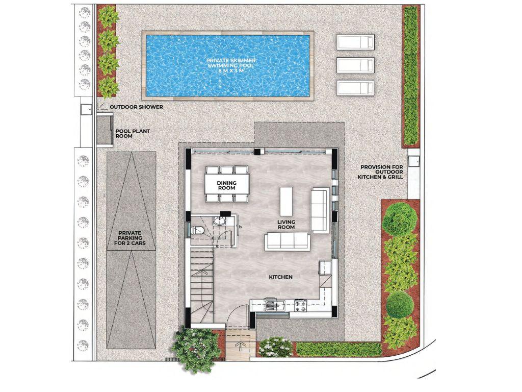 New 3-bedroom house in Famagusta № 152291: https://dom.com.cy/en/catalog/sale/152291/ (dom.com.cy)