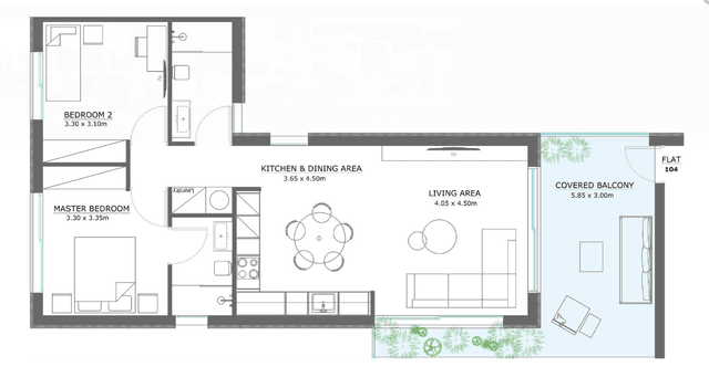 New 3-bedroom flat in Nicosia № 152076: https://dom.com.cy/en/catalog/sale/152076/ (dom.com.cy)