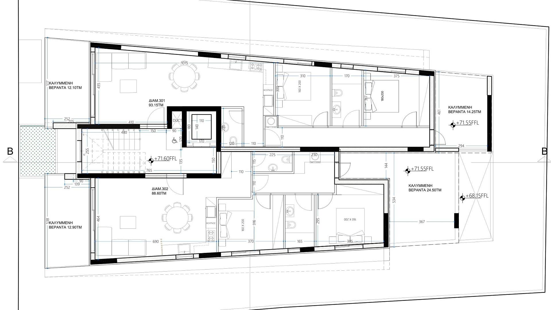 New 3-bedroom flat in Limassol № 152666: https://dom.com.cy/en/catalog/sale/152666/ (dom.com.cy)