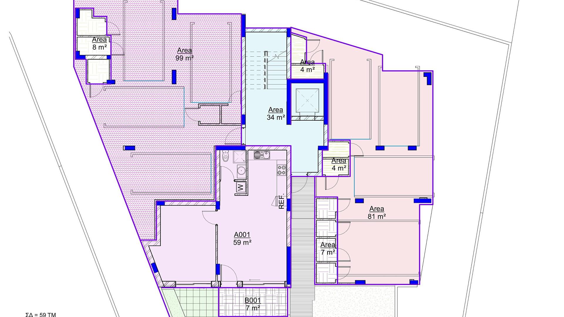 New 2-bedroom penthouse in Larnaca № 153147: https://dom.com.cy/en/catalog/sale/153147/ (dom.com.cy)
