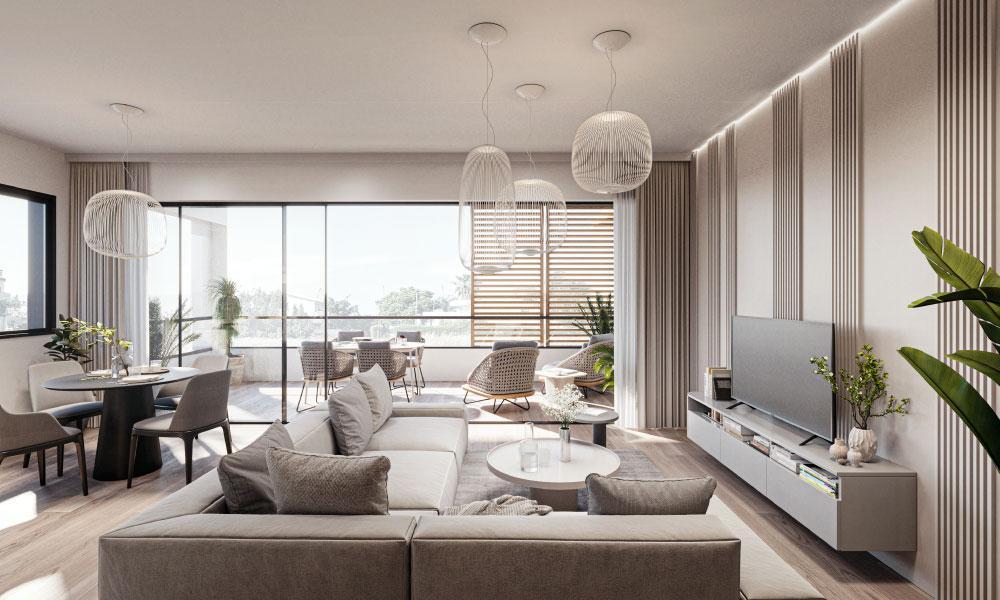 New 1-bedroom flat in Limassol № 152992: https://dom.com.cy/en/catalog/sale/152992/ (dom.com.cy)