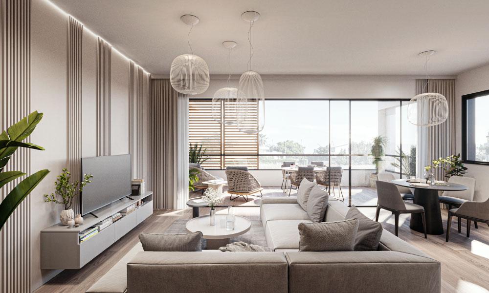 New 1-bedroom flat in Limassol № 152999: https://dom.com.cy/en/catalog/sale/152999/ (dom.com.cy)