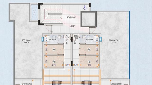 New 4-bedroom penthouse in Larnaca № 153599: https://dom.com.cy/en/catalog/sale/153599/ (dom.com.cy)