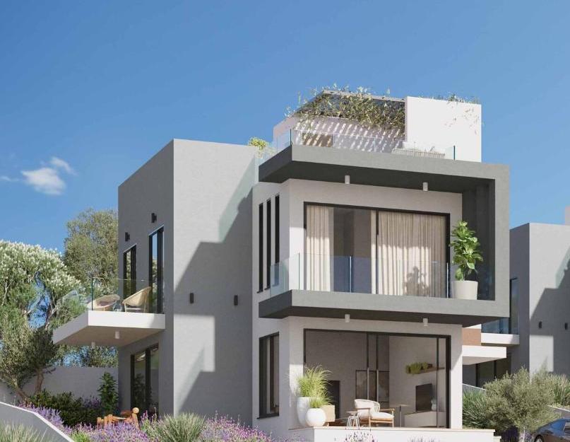 New 3-bedroom villa in Paphos № 153061: https://dom.com.cy/en/catalog/sale/153061/ (dom.com.cy)