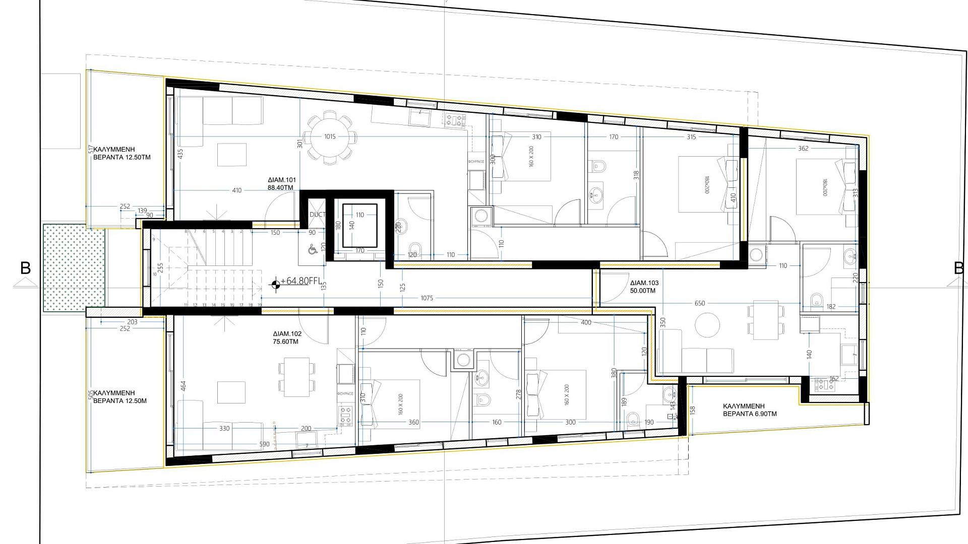 New 2-bedroom flat in Limassol № 152656: https://dom.com.cy/en/catalog/sale/152656/ (dom.com.cy)