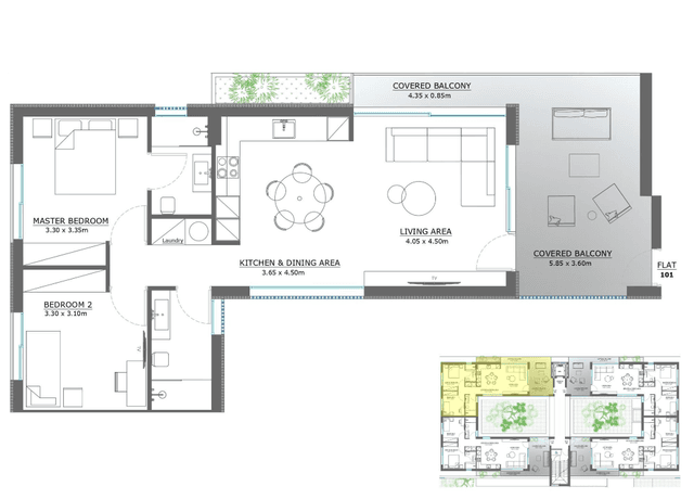 New 2-bedroom flat in Nicosia № 152073: https://dom.com.cy/en/catalog/sale/152073/ (dom.com.cy)
