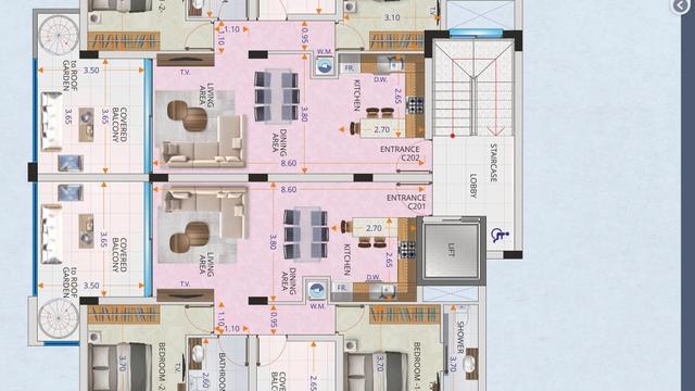 New 4-bedroom penthouse in Larnaca № 153599: https://dom.com.cy/en/catalog/sale/153599/ (dom.com.cy)