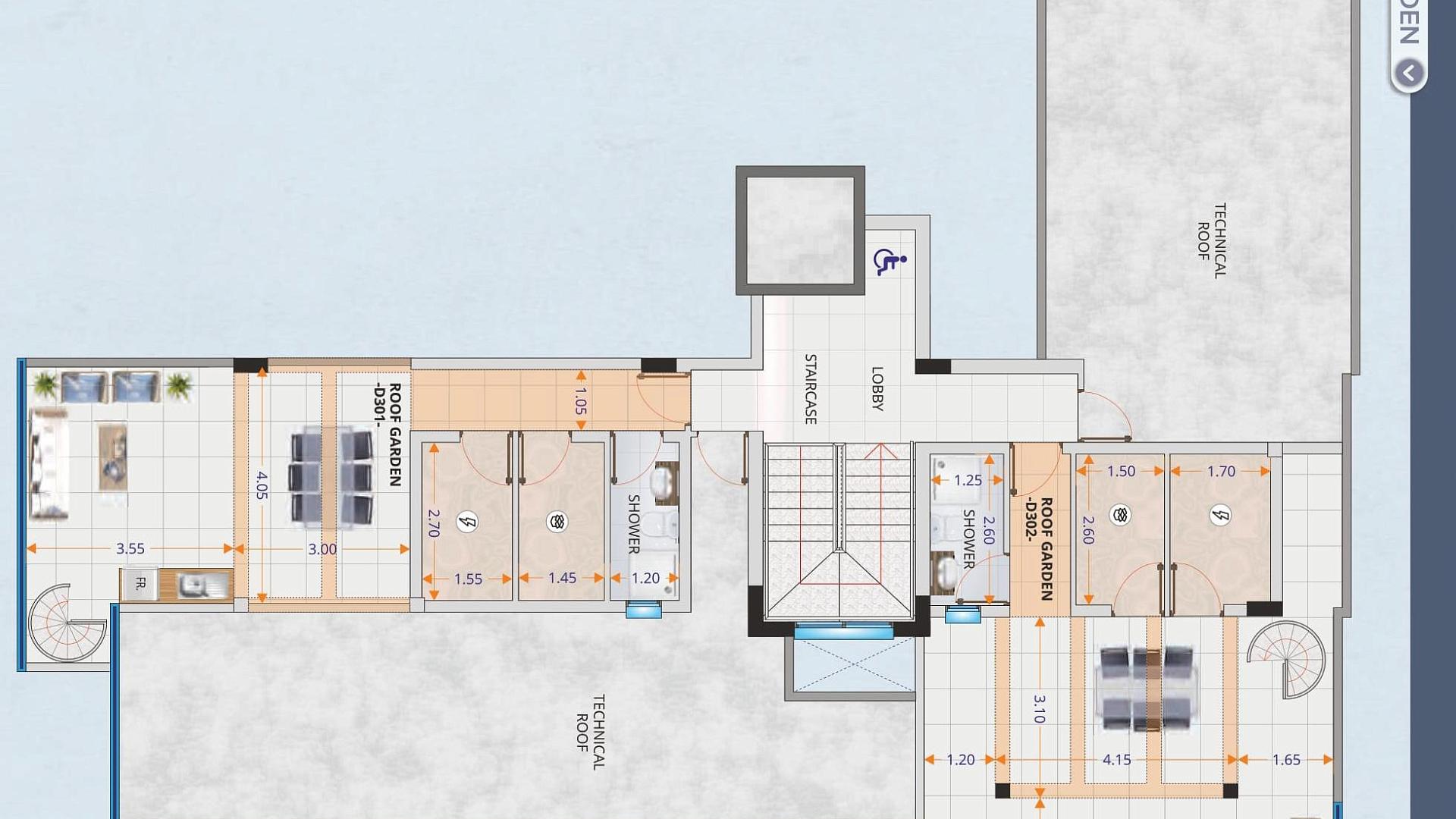 New 4-bedroom penthouse in Larnaca № 153607: https://dom.com.cy/en/catalog/sale/153607/ (dom.com.cy)