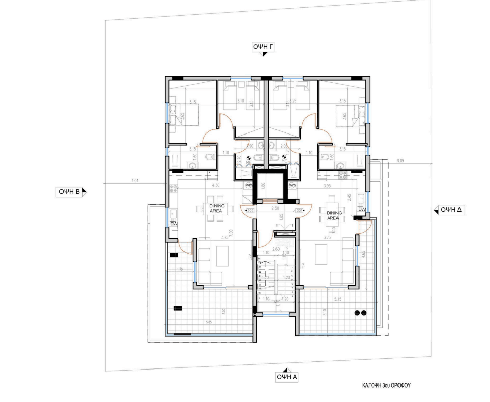 New 2-bedroom flat in Larnaca № 153923: https://dom.com.cy/en/catalog/sale/153923/ (dom.com.cy)