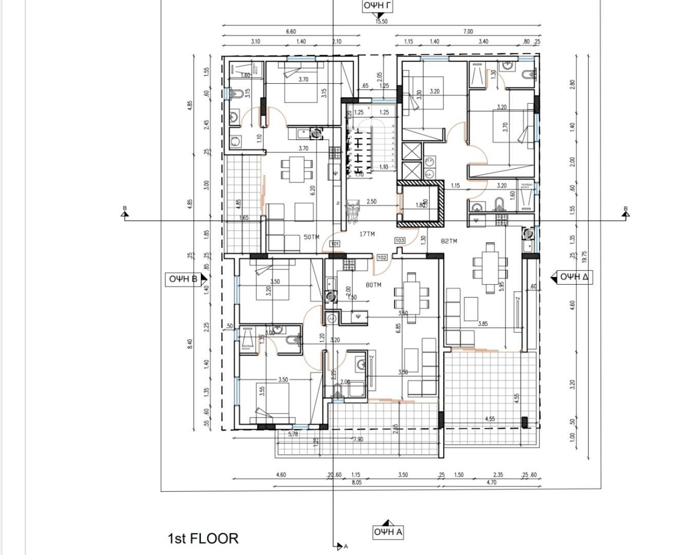 New 1-bedroom flat in Larnaca № 153433: https://dom.com.cy/en/catalog/sale/153433/ (dom.com.cy)