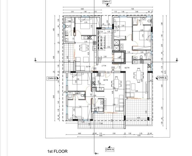 New 1-bedroom flat in Larnaca № 153433: https://dom.com.cy/en/catalog/sale/153433/ (dom.com.cy)