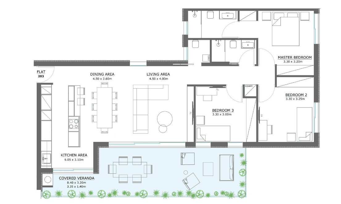 New 3-bedroom flat in Nicosia № 152075: https://dom.com.cy/en/catalog/sale/152075/ (dom.com.cy)