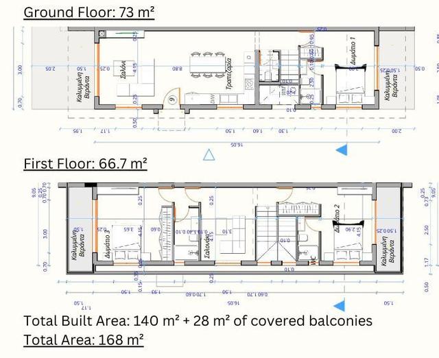 New 4-bedroom flat in Famagusta № 152845: https://dom.com.cy/en/catalog/sale/152845/ (dom.com.cy)