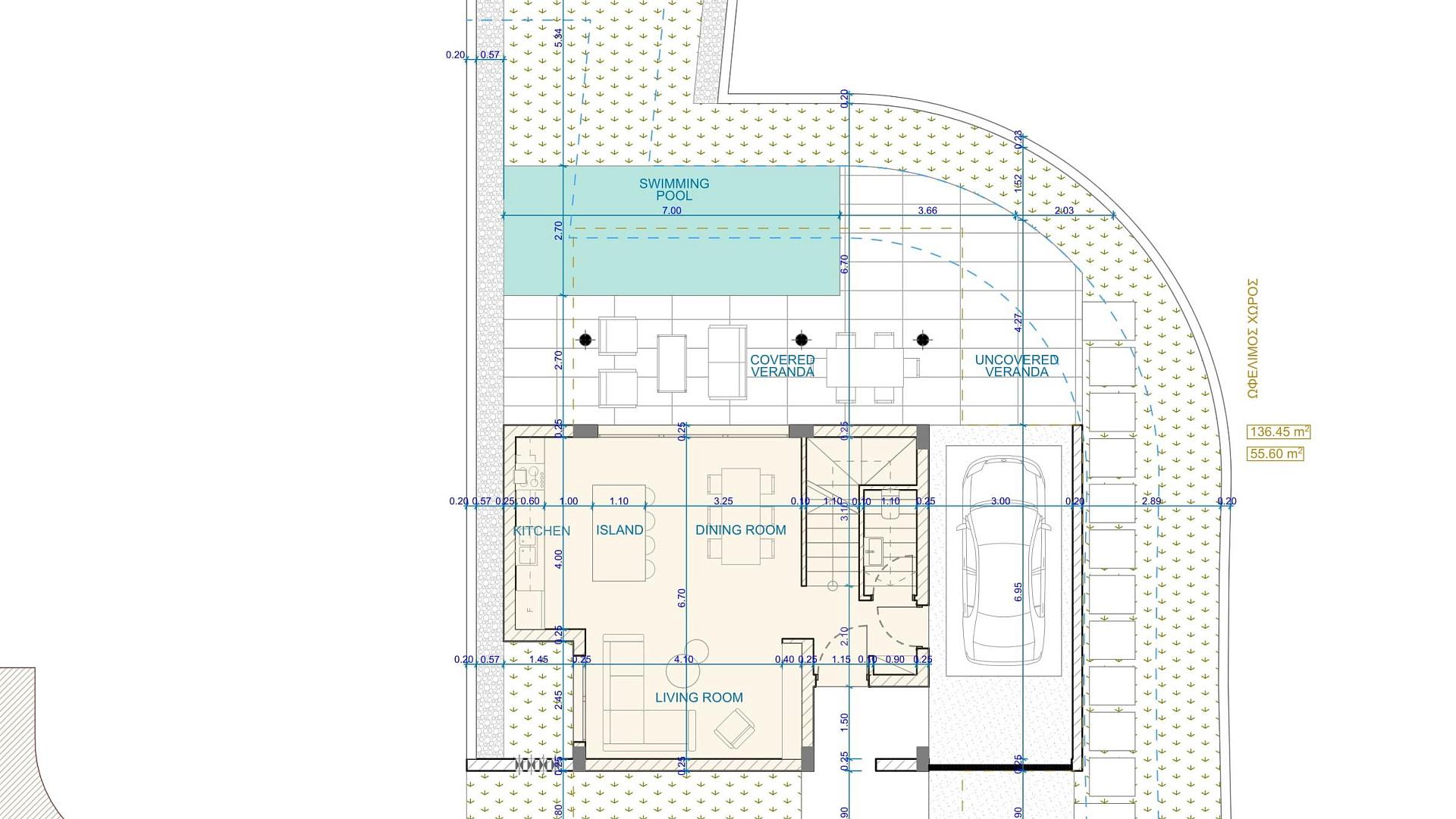 New 3-bedroom house in Famagusta № 147535: https://dom.com.cy/en/catalog/sale/147535/ (dom.com.cy)