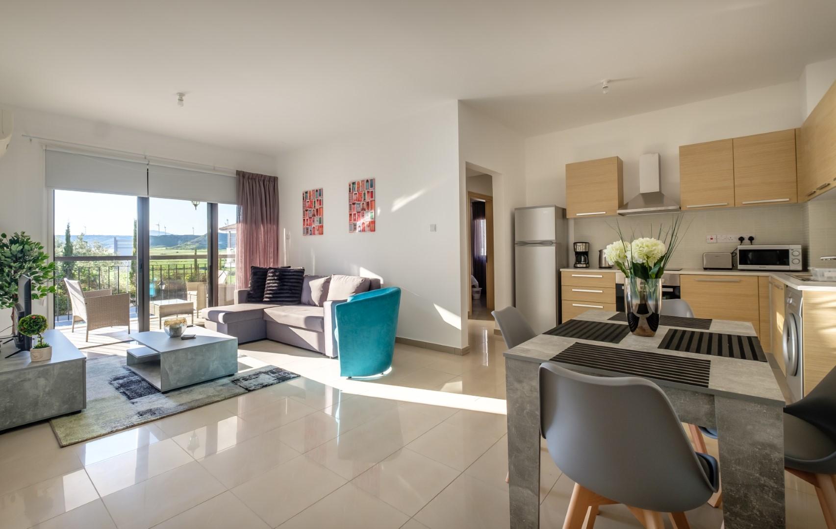 2-bedroom flat for rent in Tersefanou, Cyprus. - Object № 150322: https://dom.com.cy/en/catalog/rent/150322/ (dom.com.cy)