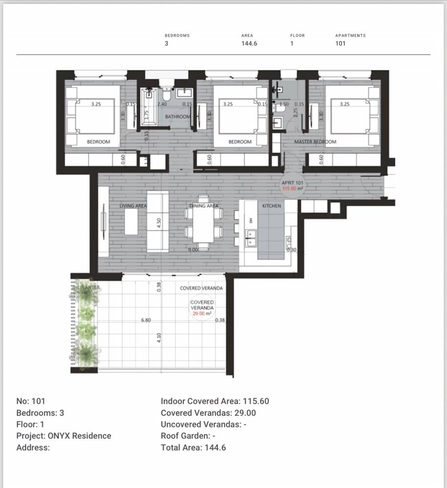 New 3-bedroom apartment in Limassol № 152861: https://dom.com.cy/en/catalog/sale/152861/ (dom.com.cy)