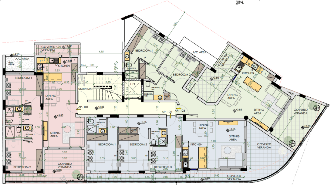 New 2-bedroom flat in Larnaca № 153351: https://dom.com.cy/en/catalog/sale/153351/ (dom.com.cy)