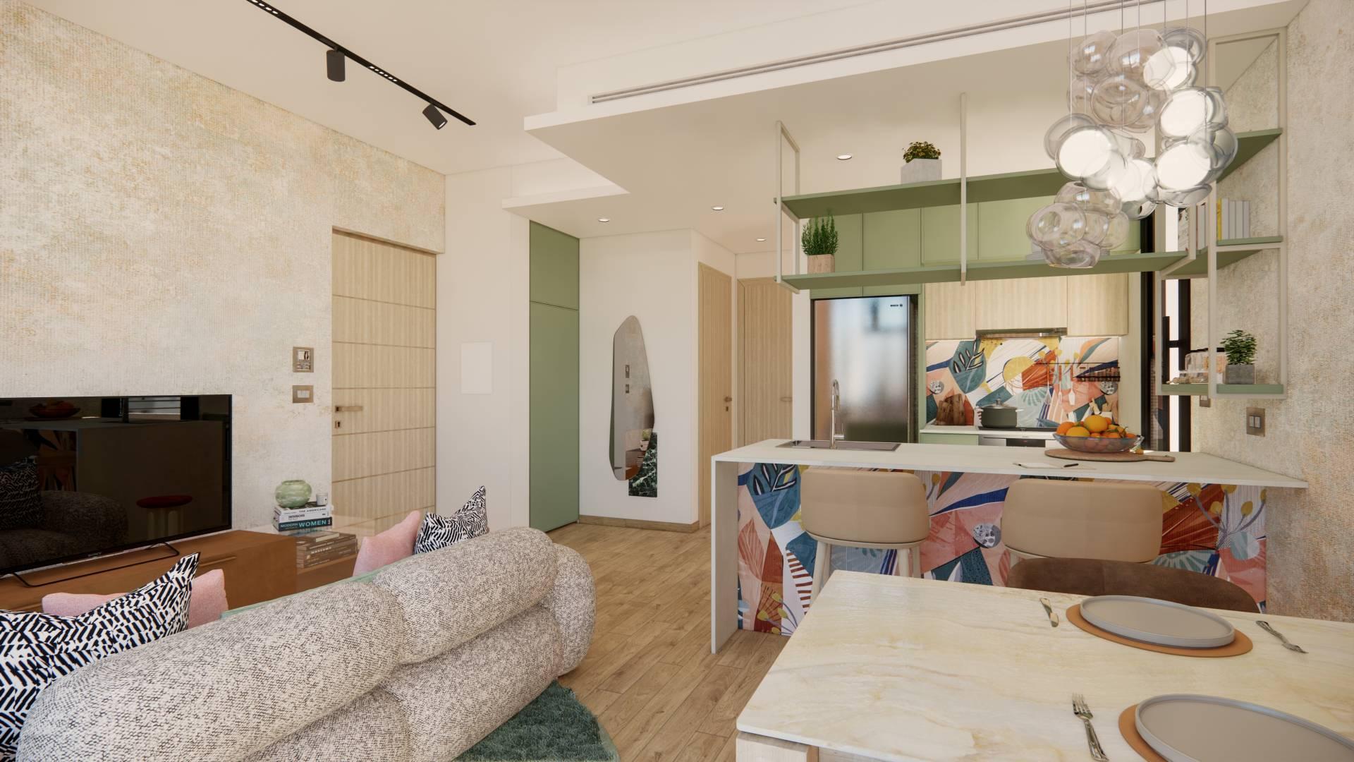 New 1-bedroom flat in Limassol № 152848: https://dom.com.cy/en/catalog/sale/152848/ (dom.com.cy)