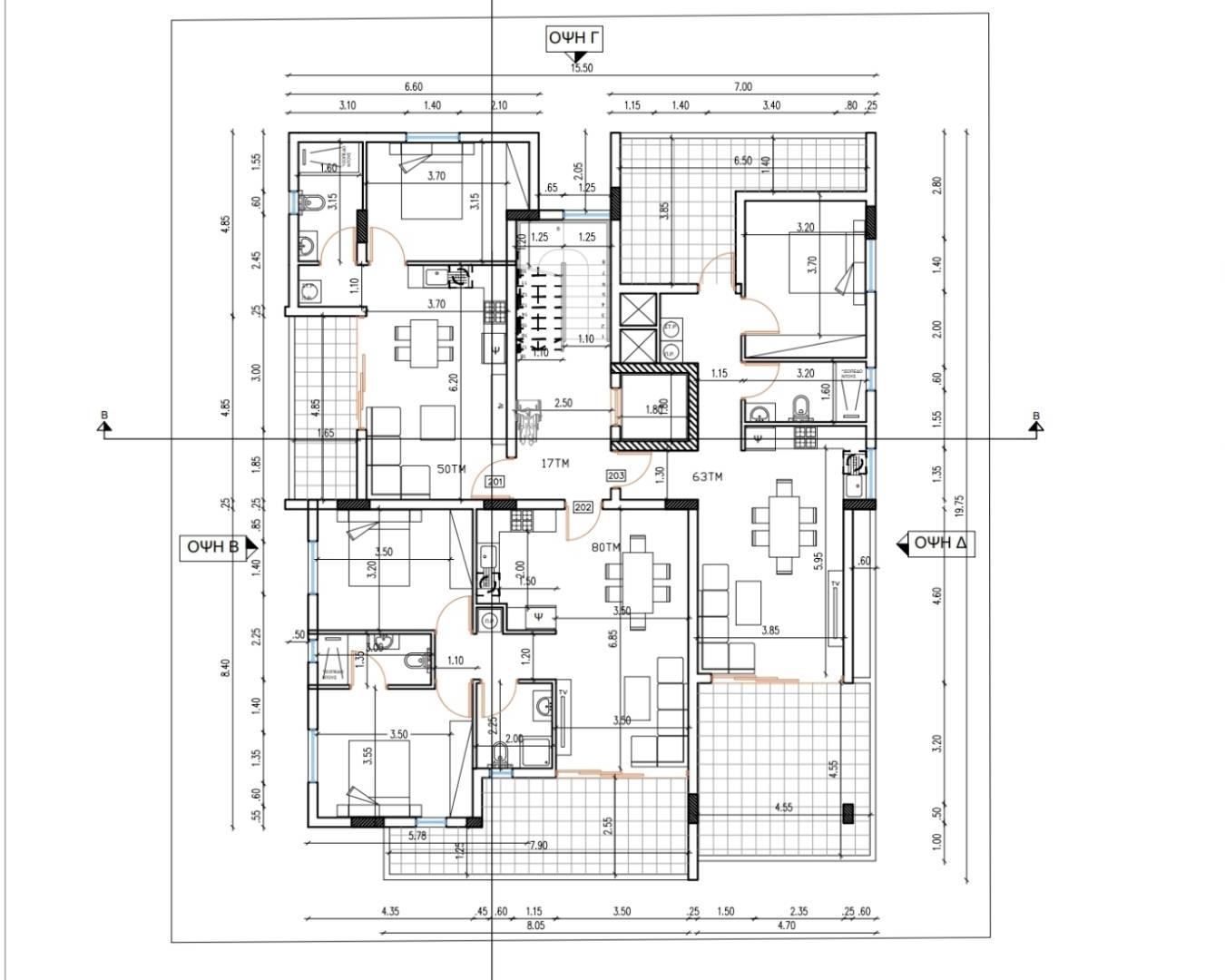 New 1-bedroom flat in Larnaca № 153433: https://dom.com.cy/en/catalog/sale/153433/ (dom.com.cy)