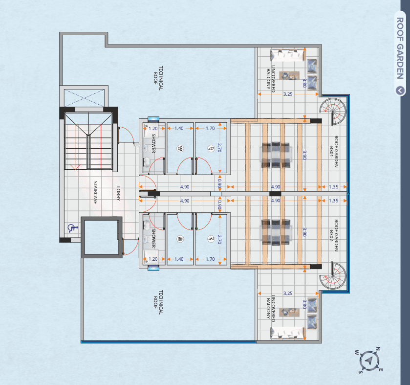 New 4-bedroom penthouse in Larnaca № 153593: https://dom.com.cy/en/catalog/sale/153593/ (dom.com.cy)