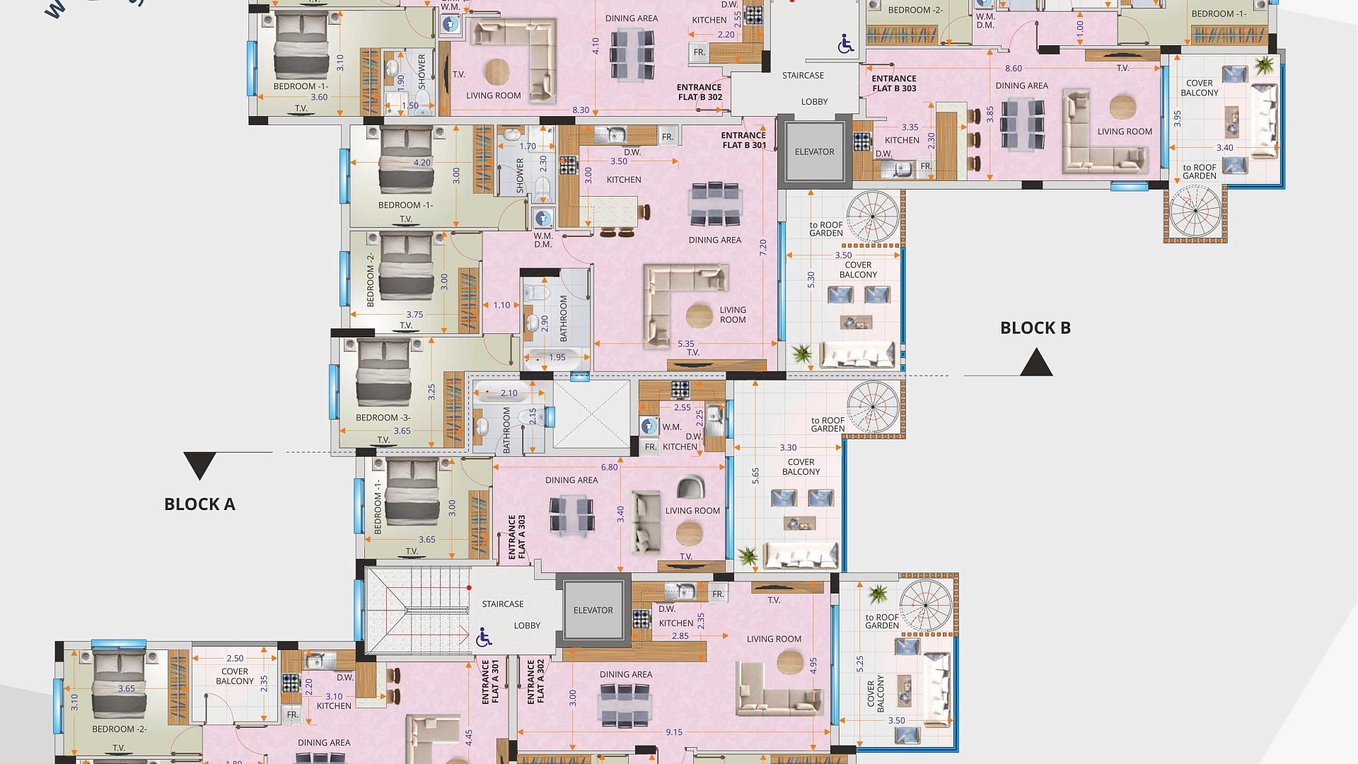 New 2-bedroom penthouse in Larnaca № 153612: https://dom.com.cy/en/catalog/sale/153612/ (dom.com.cy)